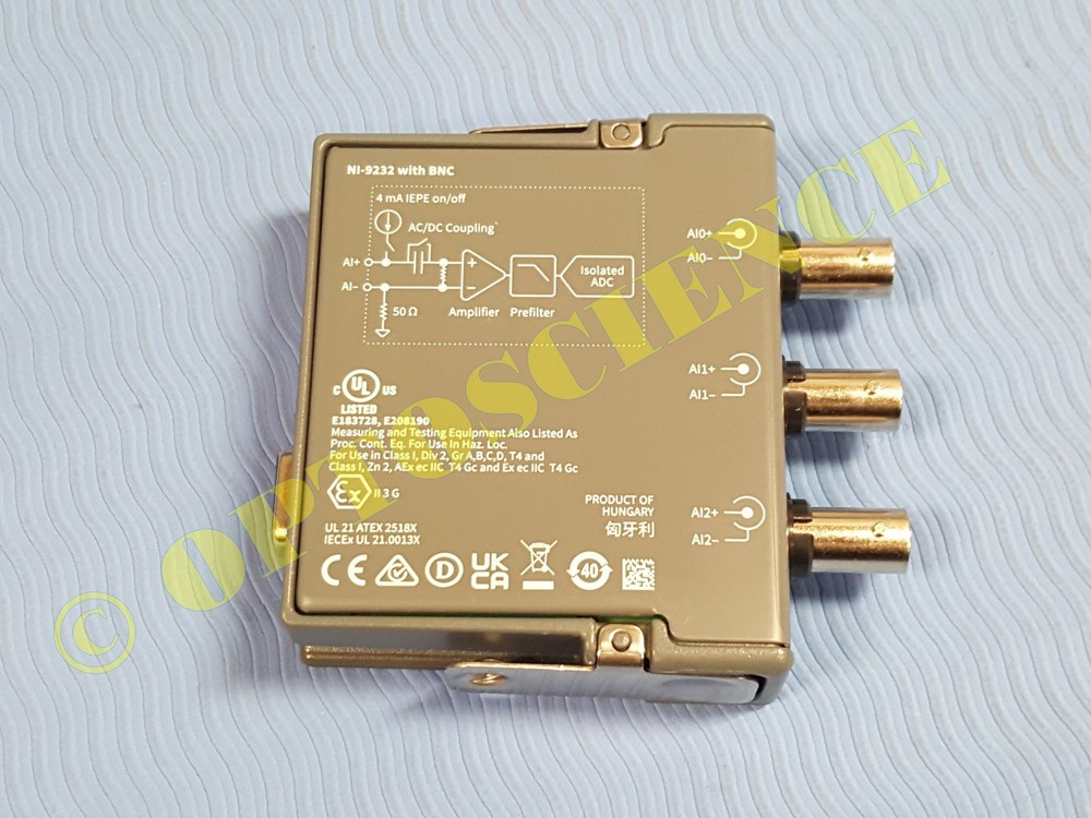 National Instruments NI 9232 cDAQ Sound and Vibration Input Module, BNC