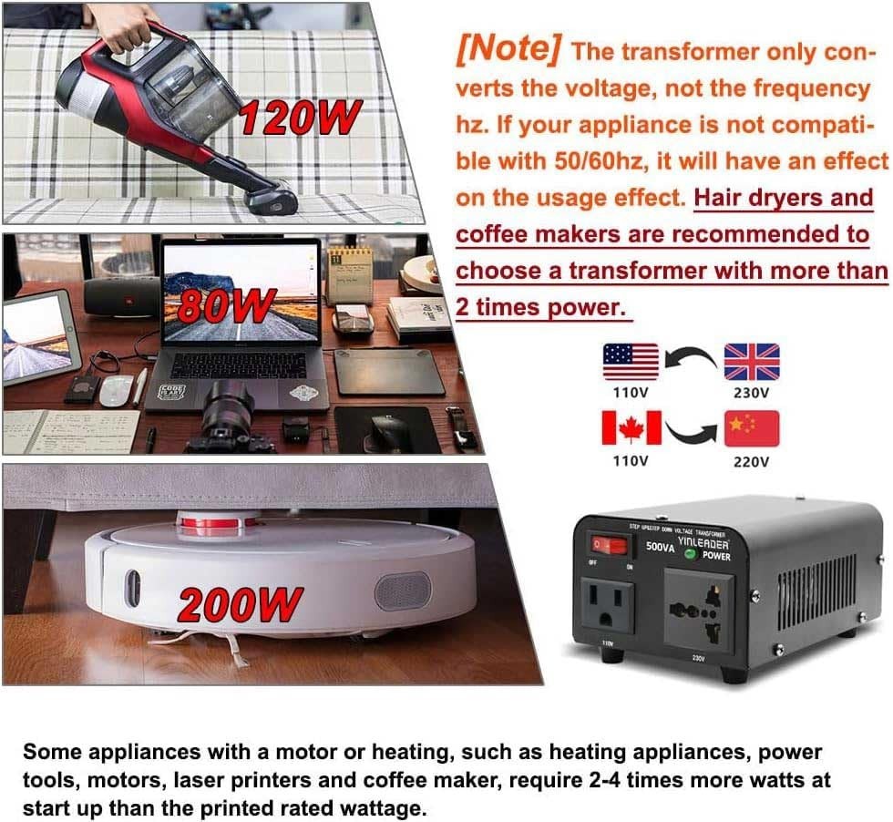 500W Voltage Transformer Power Converter