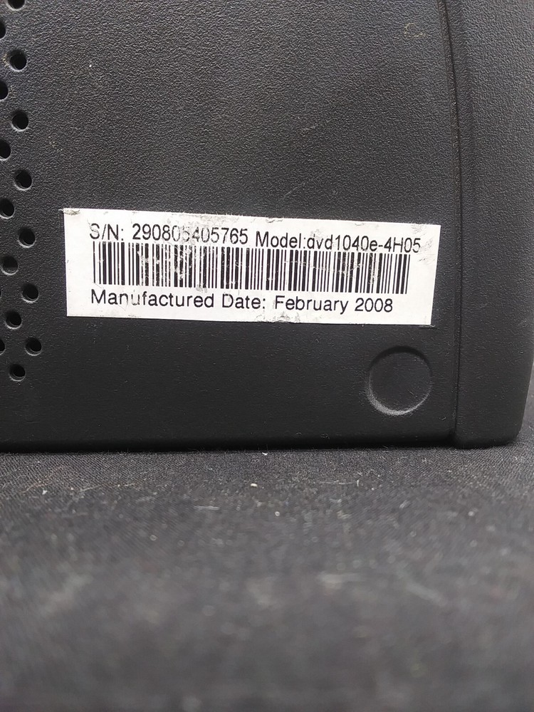 HP DVD1040 External Super Multiformat LightScribe DVD Writer Untested No Cords