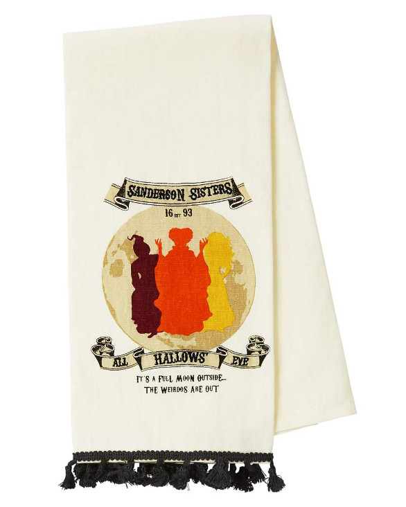 Hocus Pocus Sanderson Sisters Dish Towel
