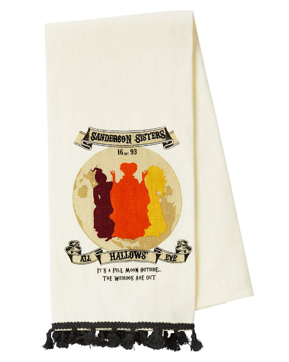 Hocus Pocus Sanderson Sisters Dish Towel