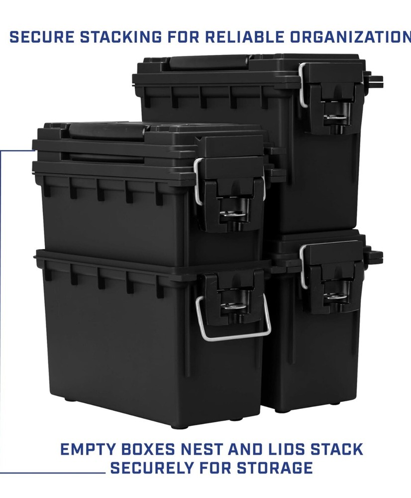 Sheffield Ammo Box Stackable .30 Cal Black US Made