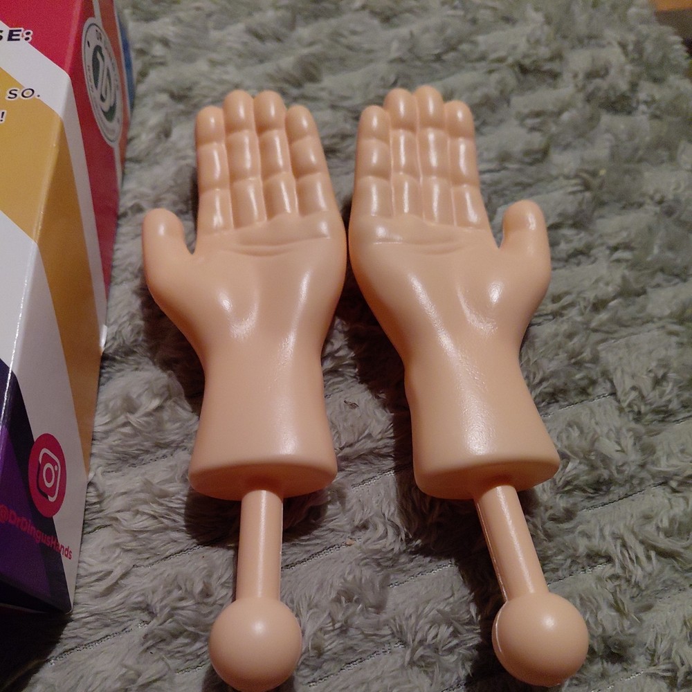 Tiny Hands (1 Pair) - Original Little Small Mini Hand Stick Puppet - Make Any...
