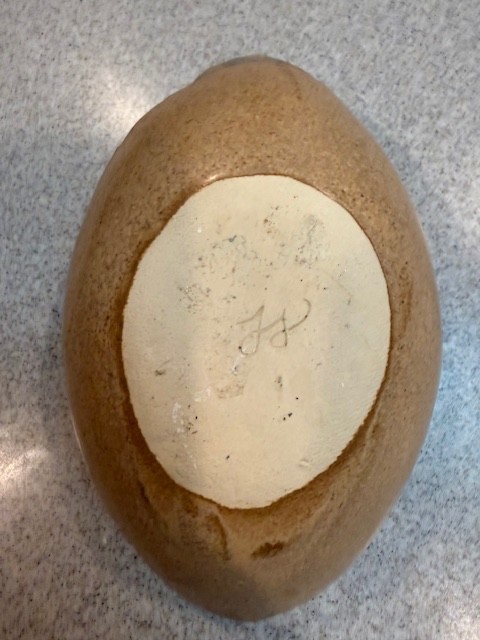 Handmade Ceramic Leaf Shaped Herb Stripper Bowl: Kitchen Tool New