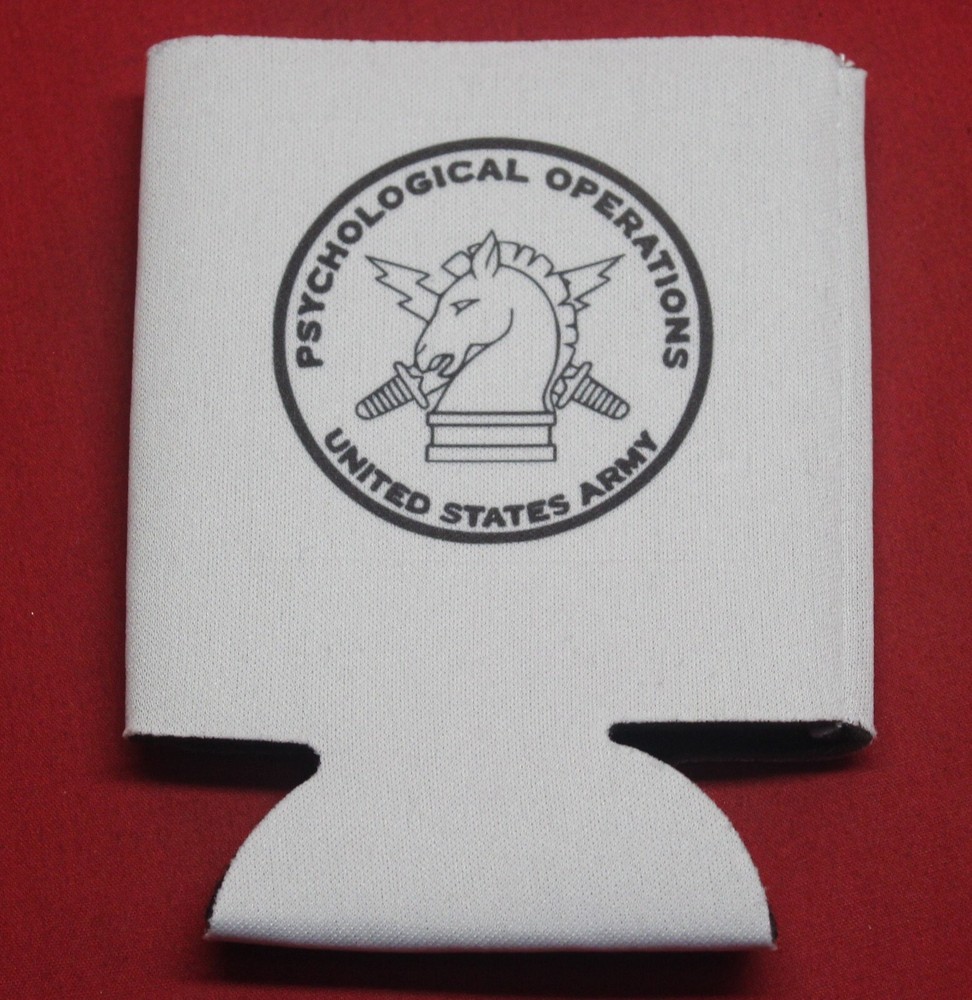 Psyop Beer Can Coozie