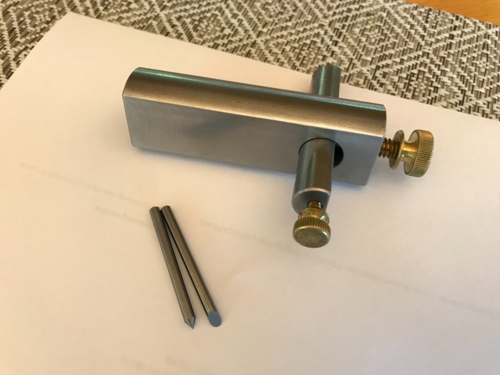 Knife Maker's Edge Line Scriber, Edge Scribe, 2X72 Knife Maker's Center Scribe
