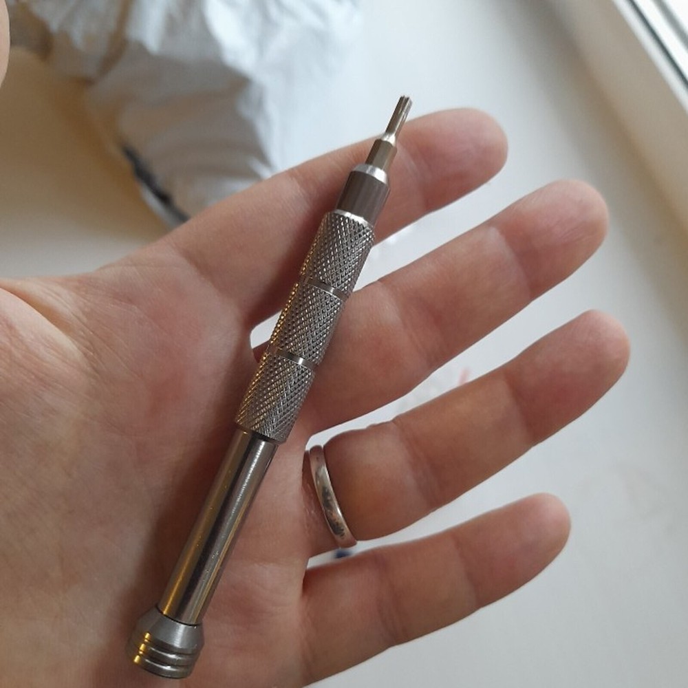 Metal Magnetic Driver Handle 3/25" Screwdriver Bit Tool Hex 4mm for micro bits