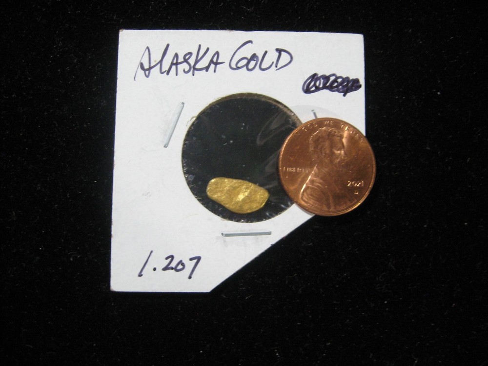ALASKA GOLD NUGGETS  1.207 GRAM