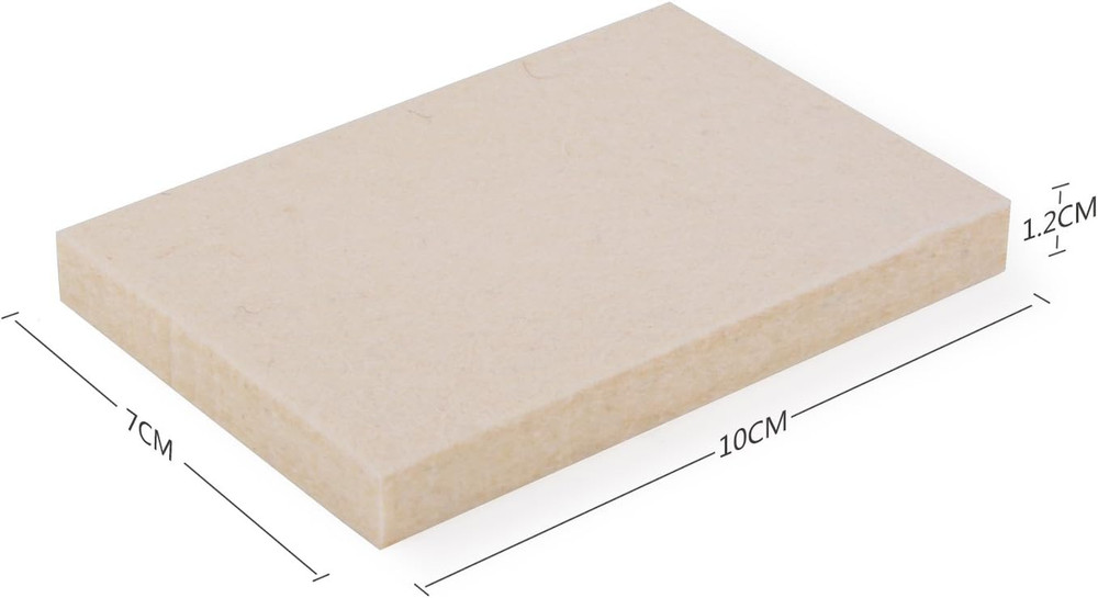 White Soft Felt Squeegee Automotive Vinyl Wrapping Tool - Soft Material Window T