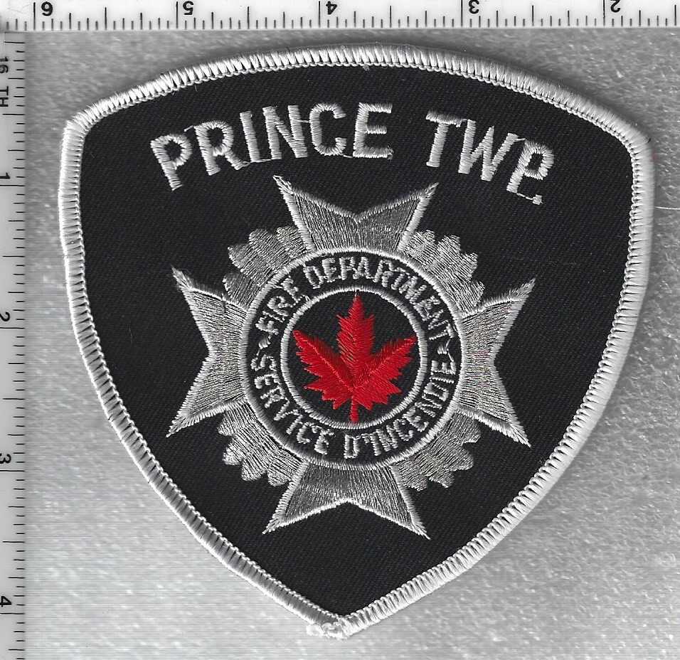 Prince Township Fire Department  (Ontario, Canada)  Shoulder Patch