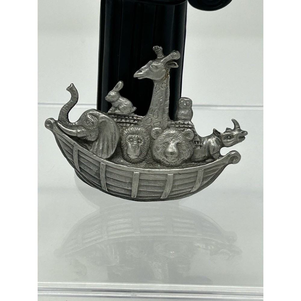 Spoontiques Pewter Noah's Ark Brooch