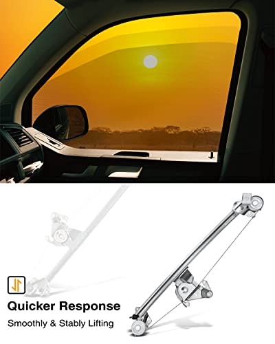 Power Window Regulator without Motor Compatible with Rear Passenger side