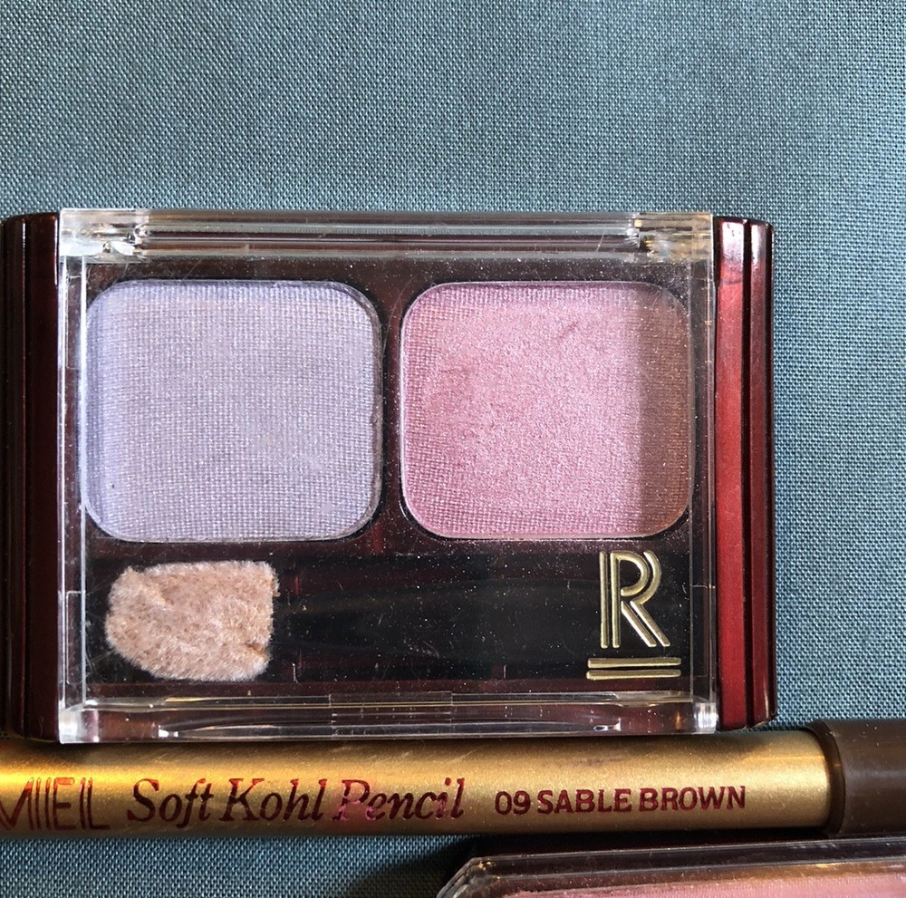 Vintage Rimmel Bundle Eyeshadow Blusher Kohl Eyeliner80s 90s Retro Shimmer