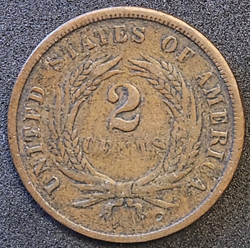 1864 Two Cents Large Motto #4101