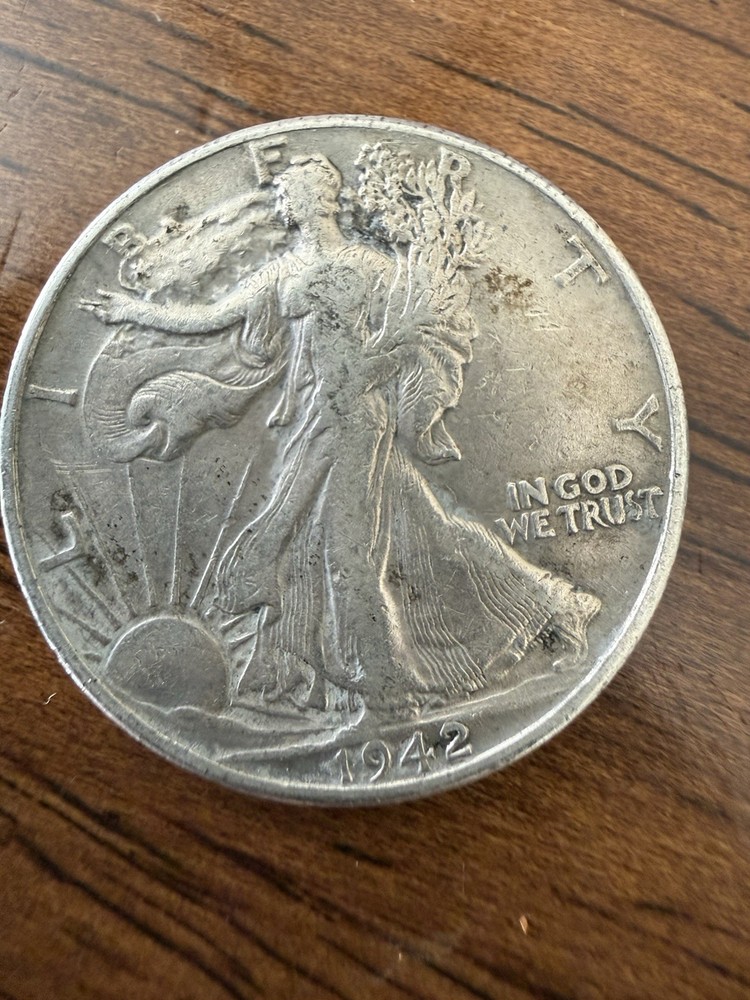 1942 Walking Liberty Half Dollar-90% Silver