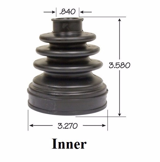 Front Driver Side Inner & Outer CV Axle Boot Kit For Civic 2006-2011 1.8L A/T