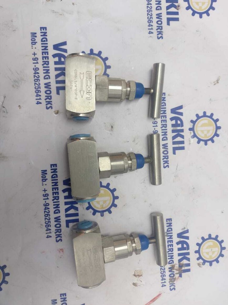 High pressure needle valve Size ¼" BSP