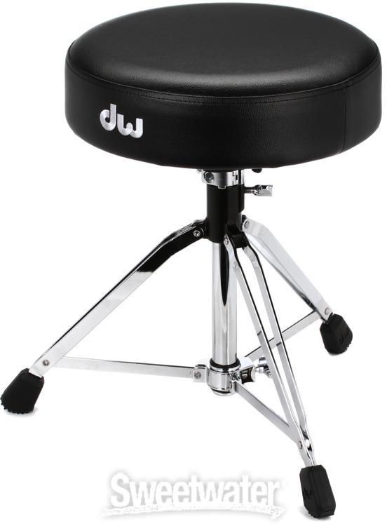 DW 9000 Series Drum Throne - Round Seat - Solid Spindle