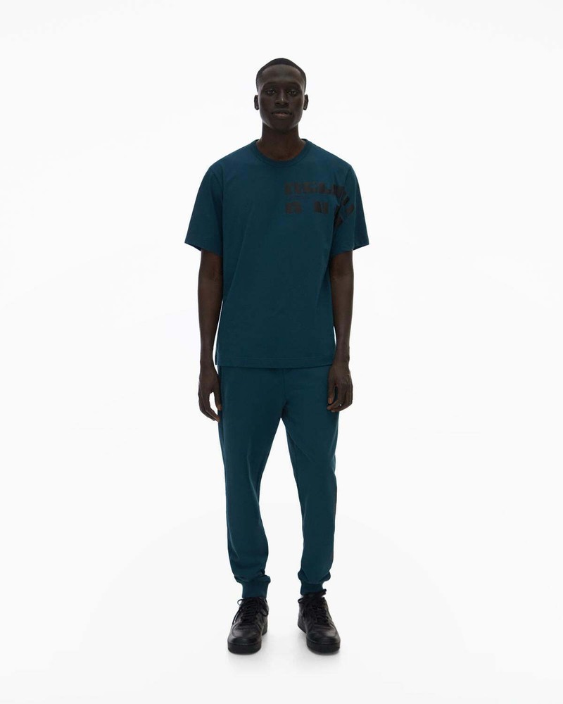 Helmut Lang Mens Micro-Mix Tee - Neptune