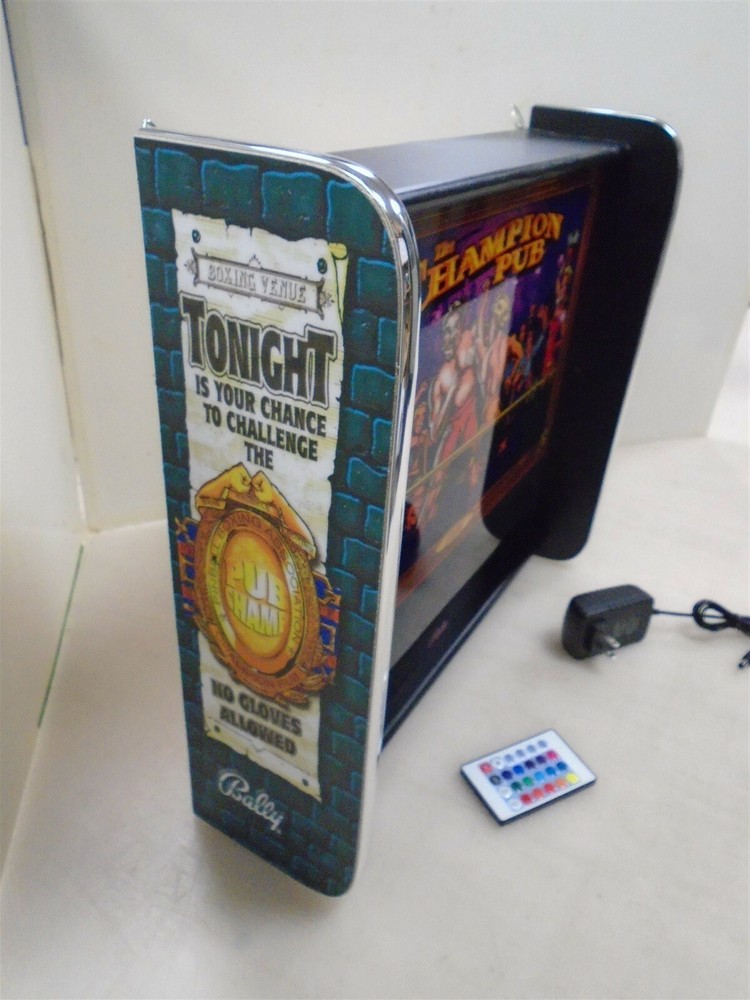 Bally Champion Pub Pinball Head LED Display light box
