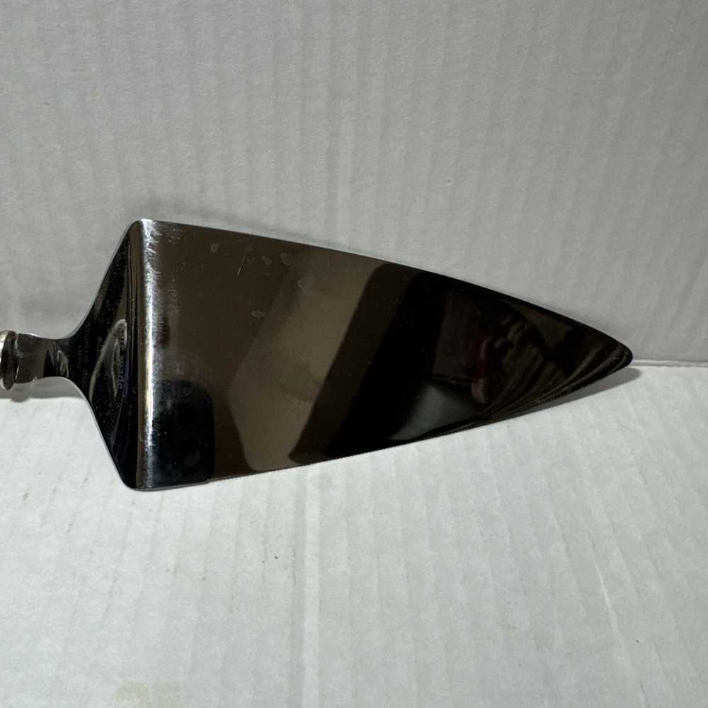 Kate Spade Lenox Darling Point Mr & Mrs Silverplate Cake Server only