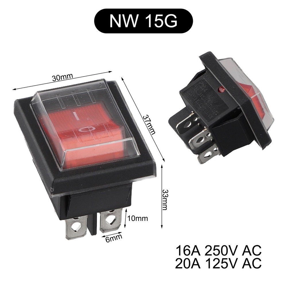 High Quality Rocker Switch Power Button 37*30*33mm Power ON/OFF Device