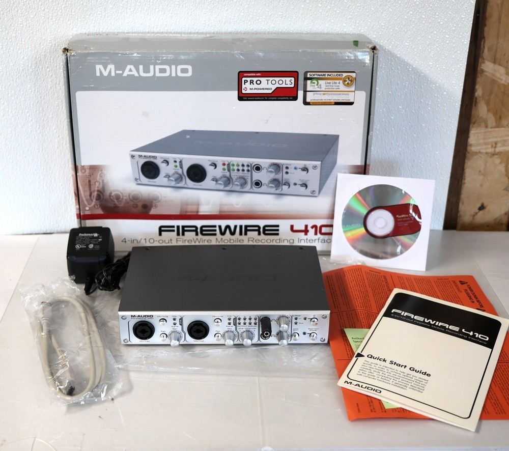 M-Audio FireWire 410 Digital Recording Interface - READ