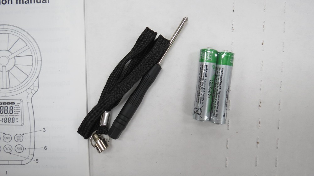 HOLDPEAK HP-866B DIGITAL ANEMOMETER NEW