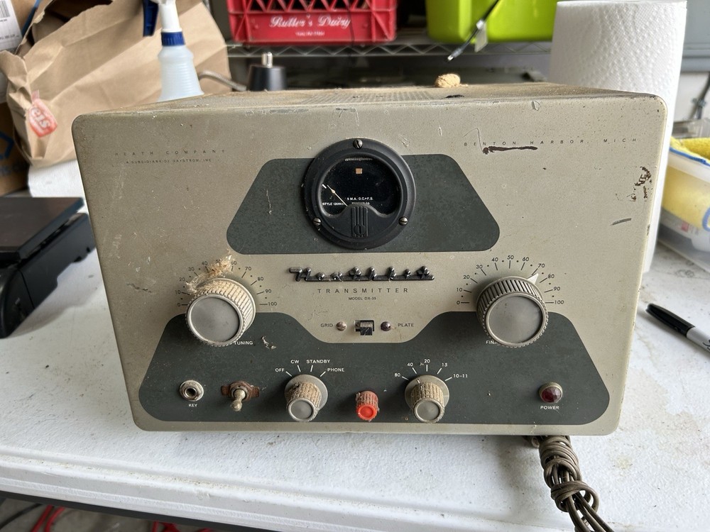 Heathkit DX-35 Transmitter Ham Radio