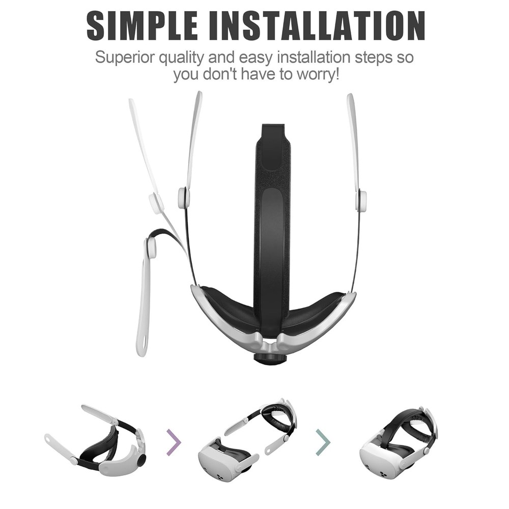 Comfort Head Strap Compatible with Meta Quest 3S Accessories