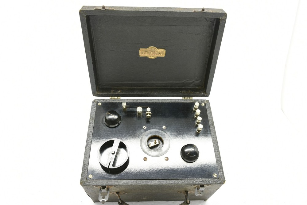 Vintage Instructograph Morse Code CW Trainer Machine + Box HAM