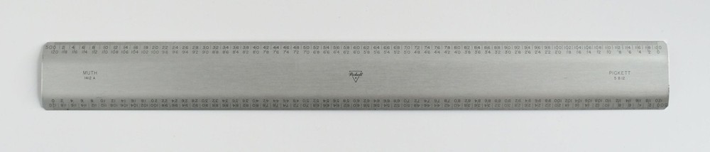 Pickett MUTH 1412 Engineering Aluminum Rule