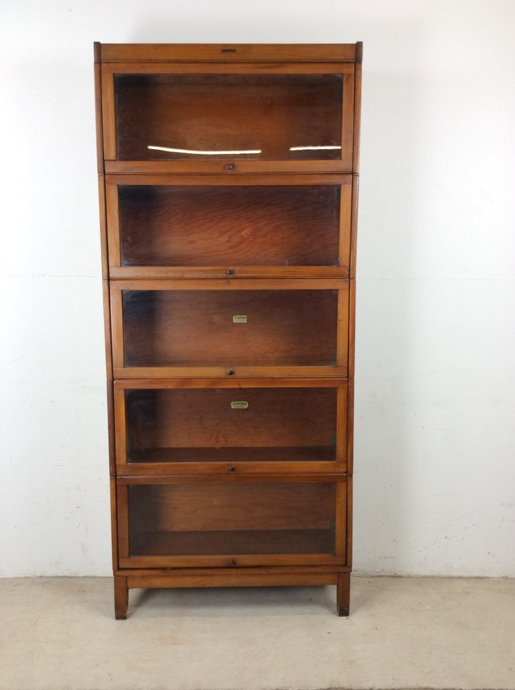 Antique 5 Stack Barrister Bookcase by Lindstrom