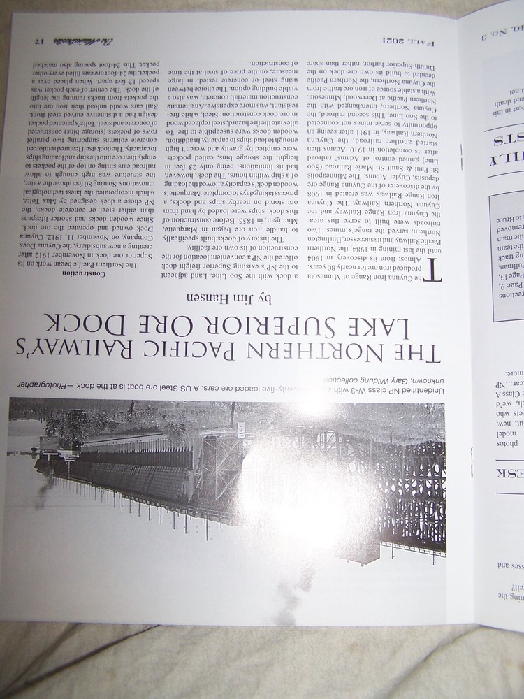 Northern Pacific Mainstreeter Magazine 2021 Vol. 40, #'s 2, 3 & 4(Three Issues)