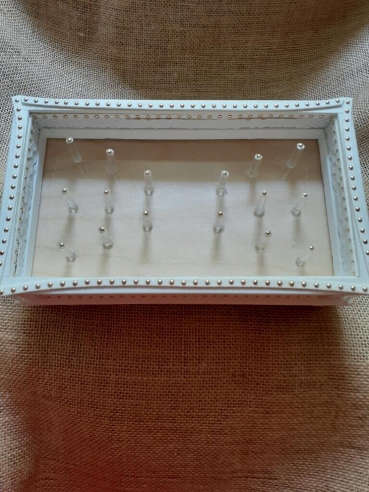 Wood Thread bobbin holder sewing room organizer