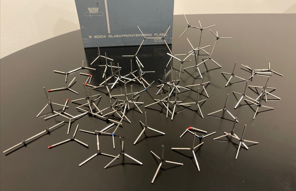 Buchi Switzerland Stereomodel Molecule Models (63) Total Pieces