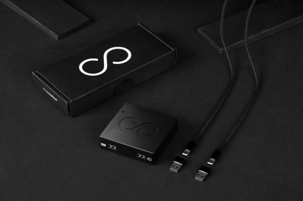 LoopMotion™: First No-Button Keyboard & Mouse USB Switch (Automatic) 2 computers