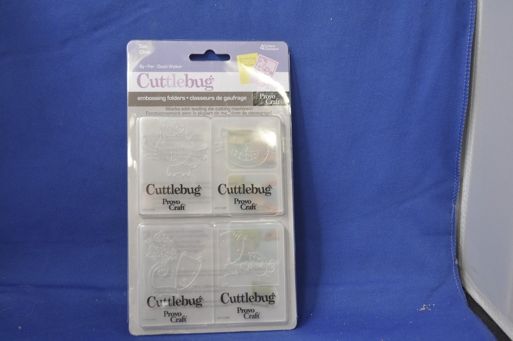 Cuttlebug Cat Embossing Folder