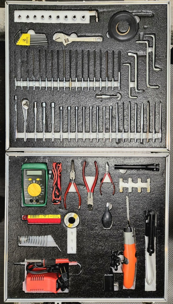 Kippertool Military Electronic System Tool Kit in a Wilson case.