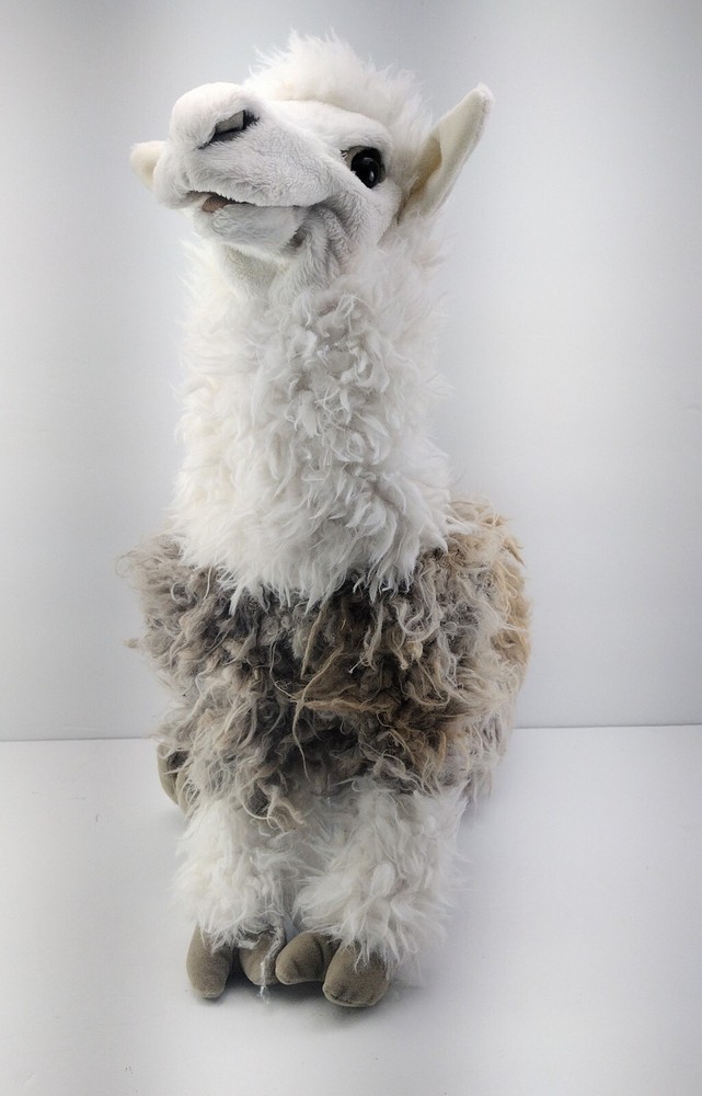 Folkmanis Alpaca Hand Puppet, White