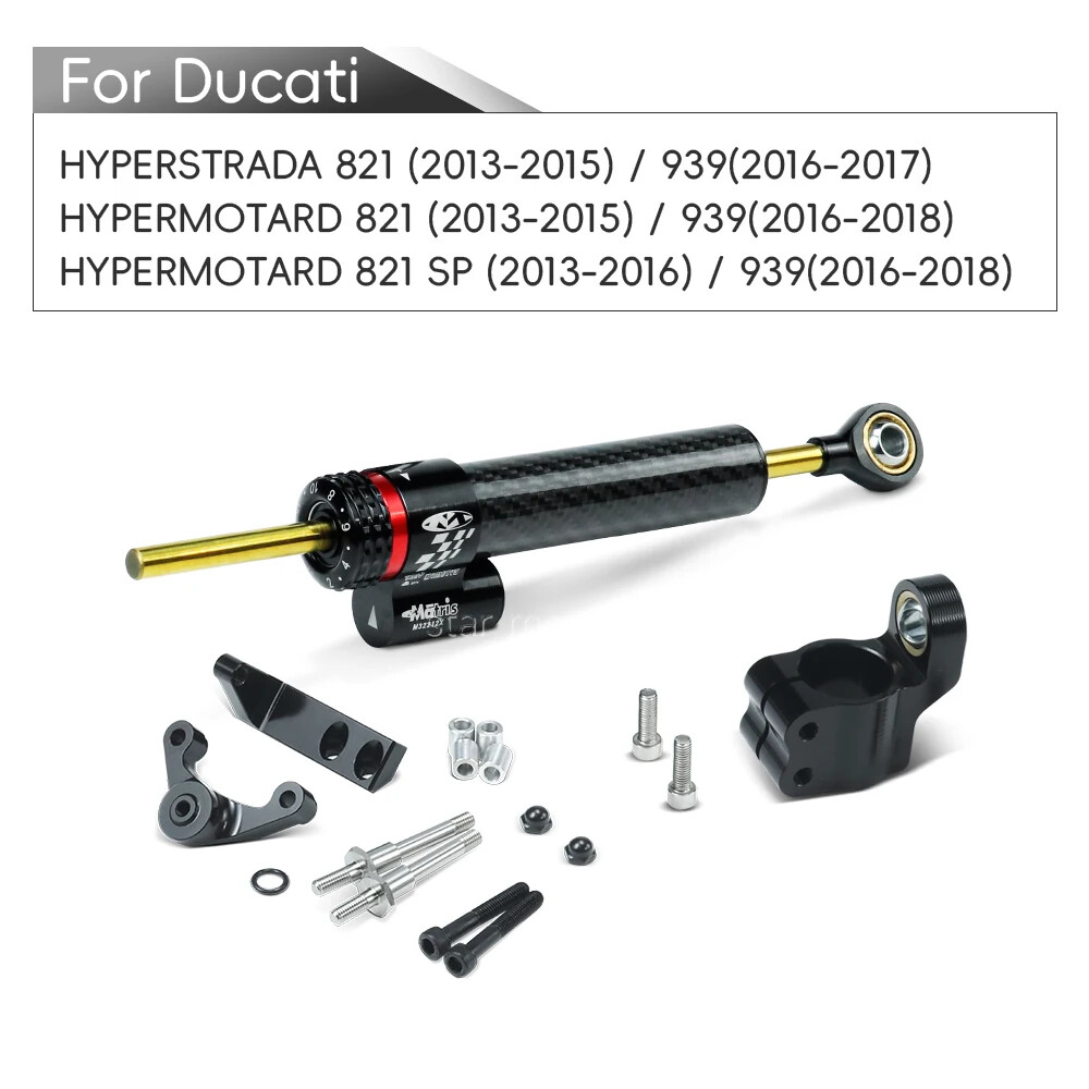 Motorcycle Steering Damper Stabilizer Bracket Kit For Ducati Hyperstrada 821 939