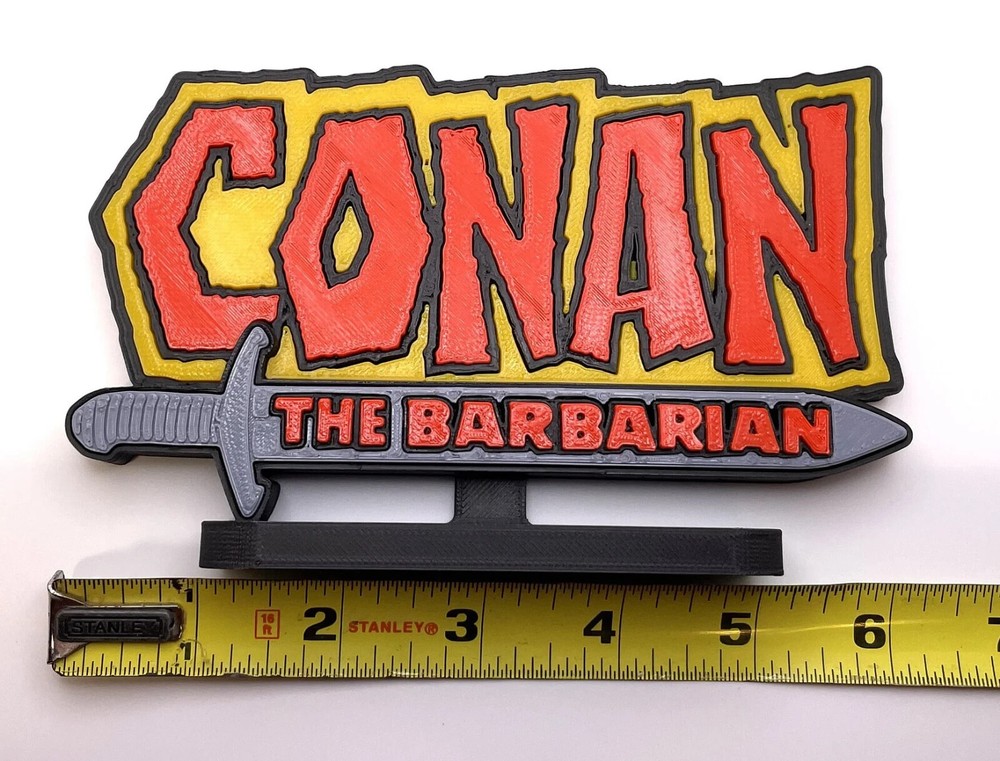 Conan the Barbarian 3D Printed Logo
