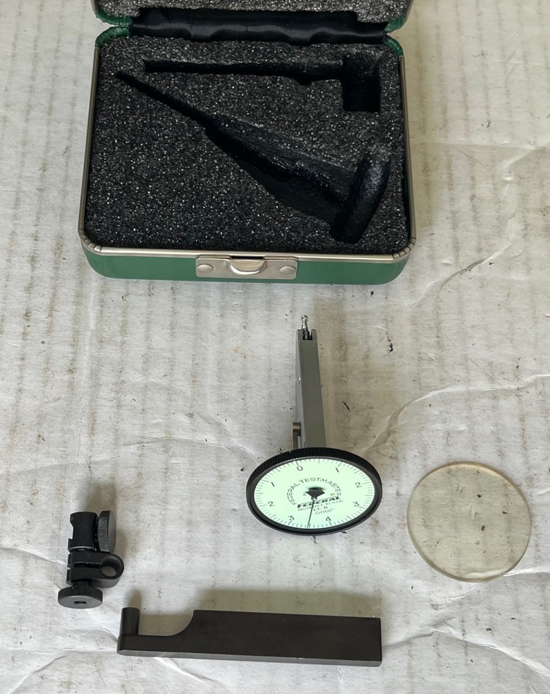 Federal Testmaster Dial Test Indicator w/Case (Model LT-6, 0.0001" Resolution)