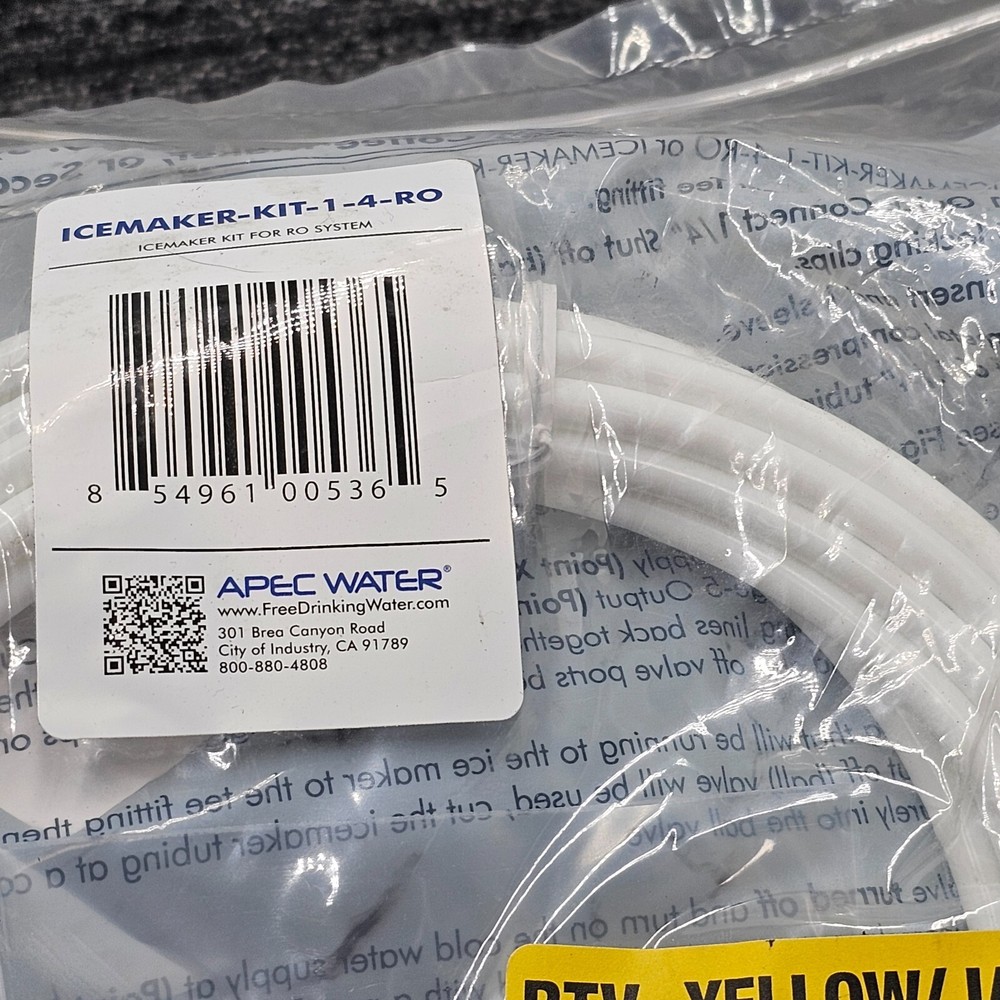 APEC Water Systems ICEMAKER-KIT-1-4-RO Ice Maker Installation For Standard