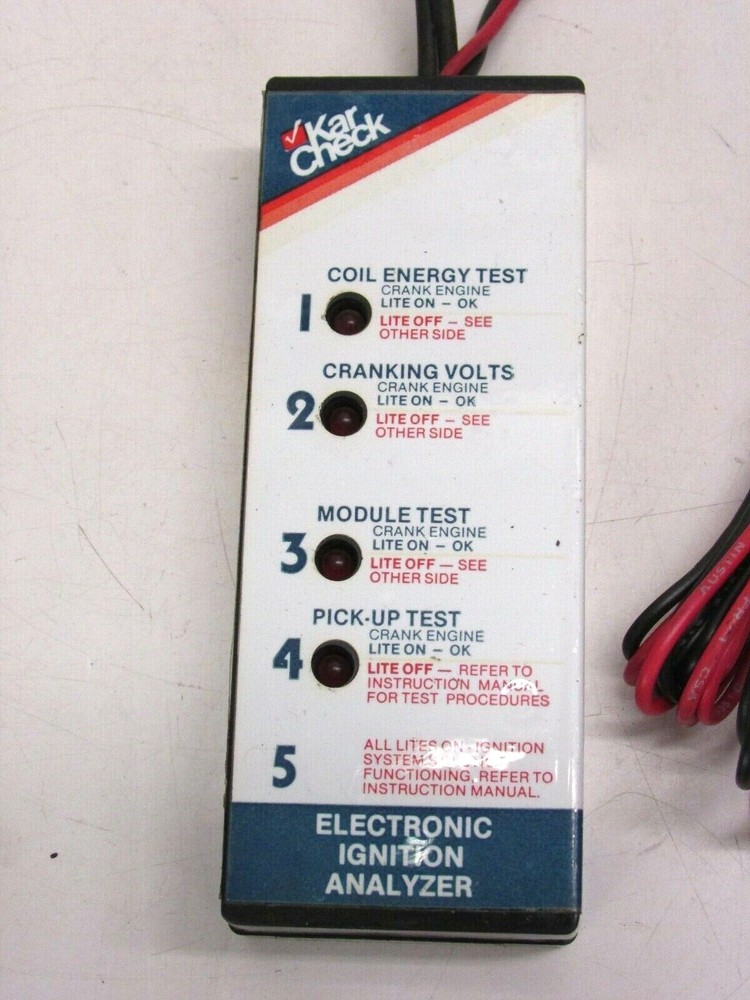 KAR CHECK ELETRONIC IGNITION ANALYZER