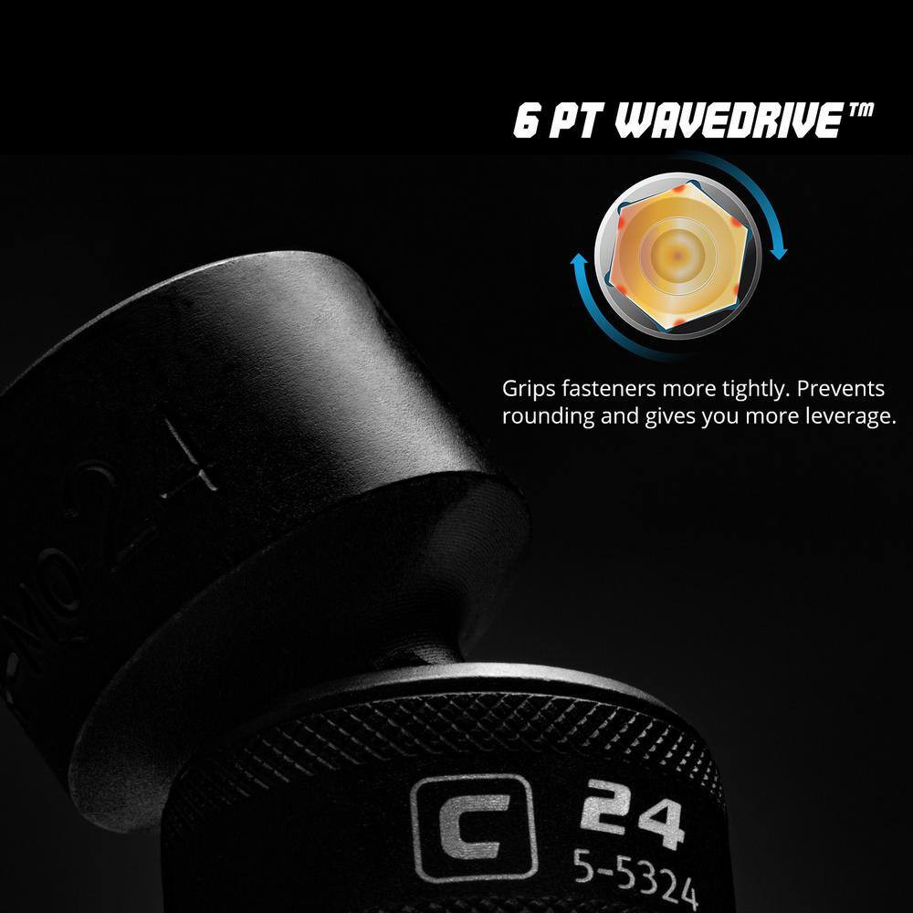 1/2 In. Drive 21 Mm Universal Impact Socket