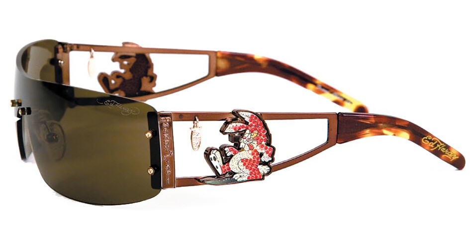 Ed Hardy Sunglasses 026 Coco with Case and Box