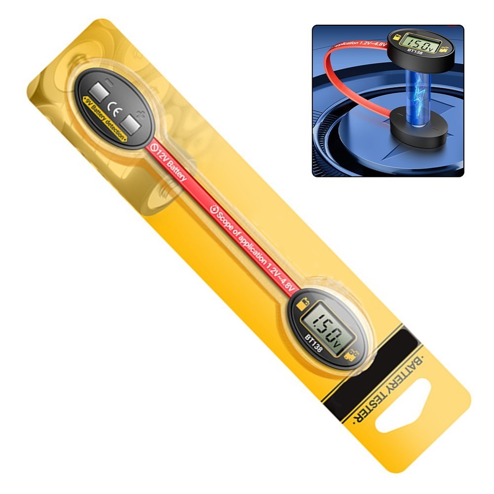 Lithium Battery Capacity Tester with Digital Display for Fast Power Check