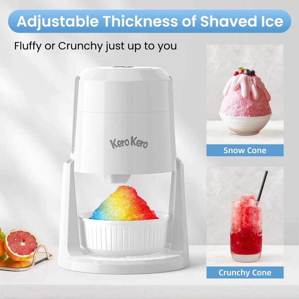 High-Quality Shaved Ice Machine - Create Refreshing Snow Cones Effortlessly