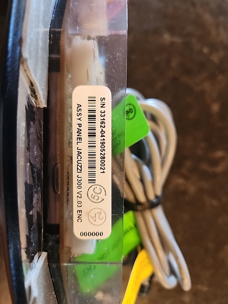 Jacuzzi Hot Tub Topside Controller 6600-382